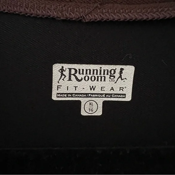 Running Room 1/4 Zip Pullover Size XL Blue Black Performance Training Jacket